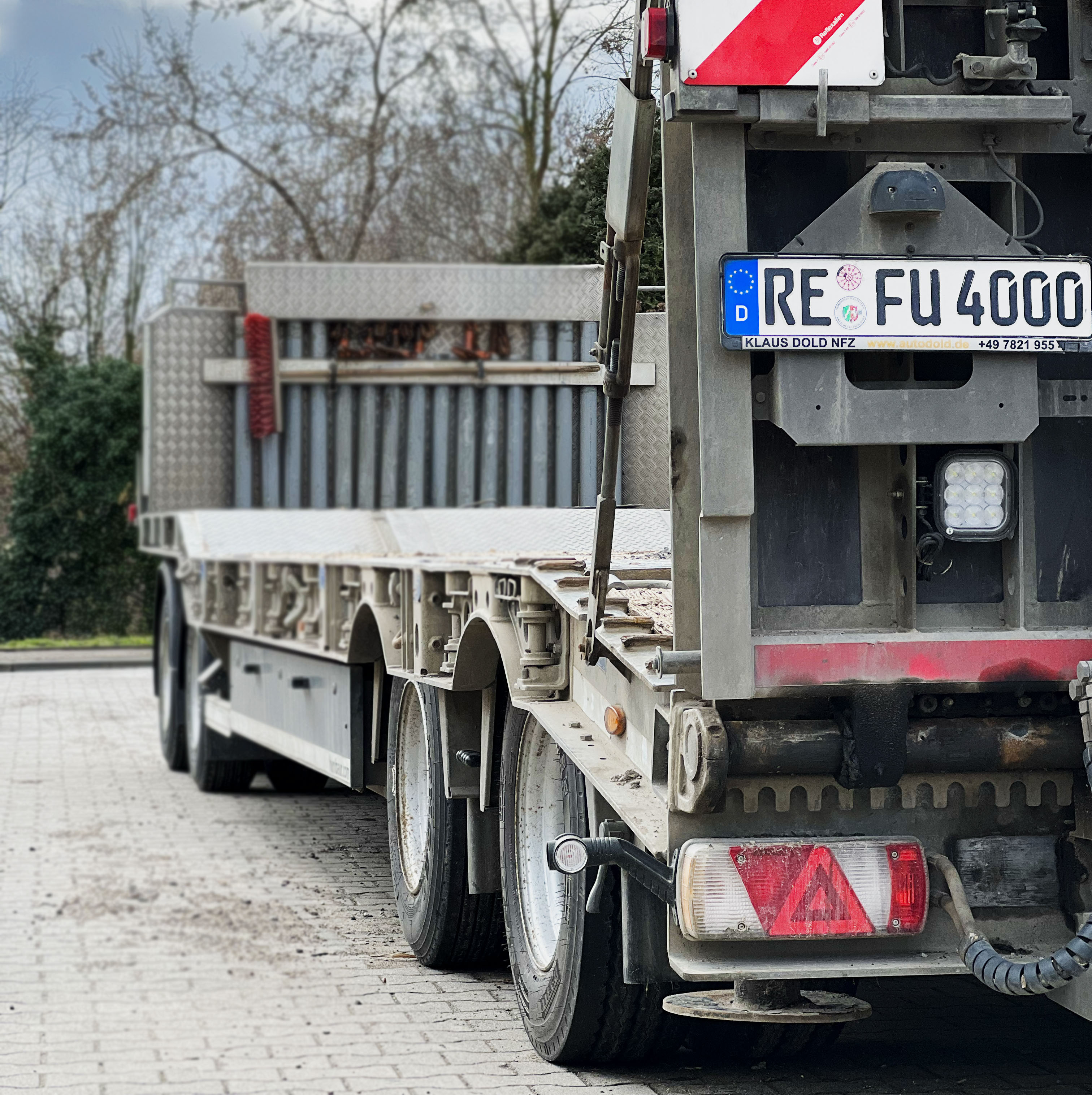 Tieflader für Schwertransporte